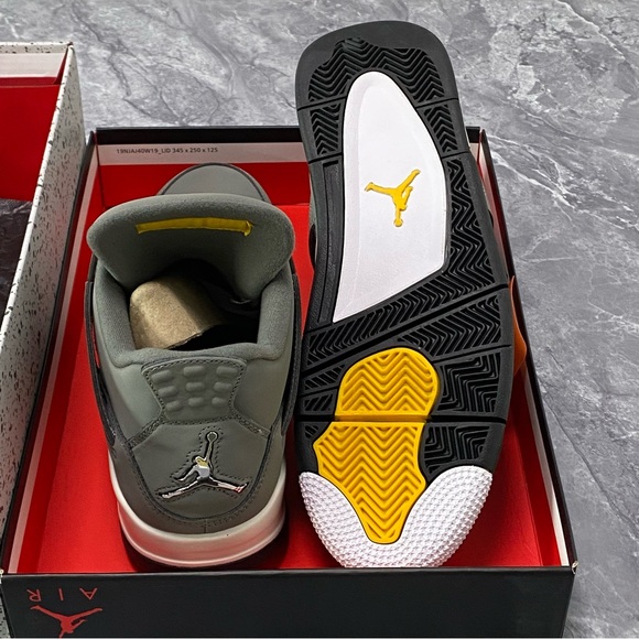 Jordan 4 Retro Cool Grey -Men’s Athletic Sneakers Shoes - Picture 8 of 10